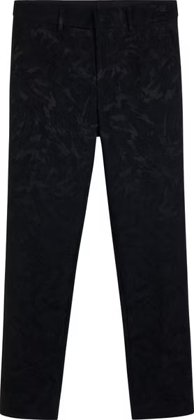 LEO CAMO JACQUARD PANTS, BLACK