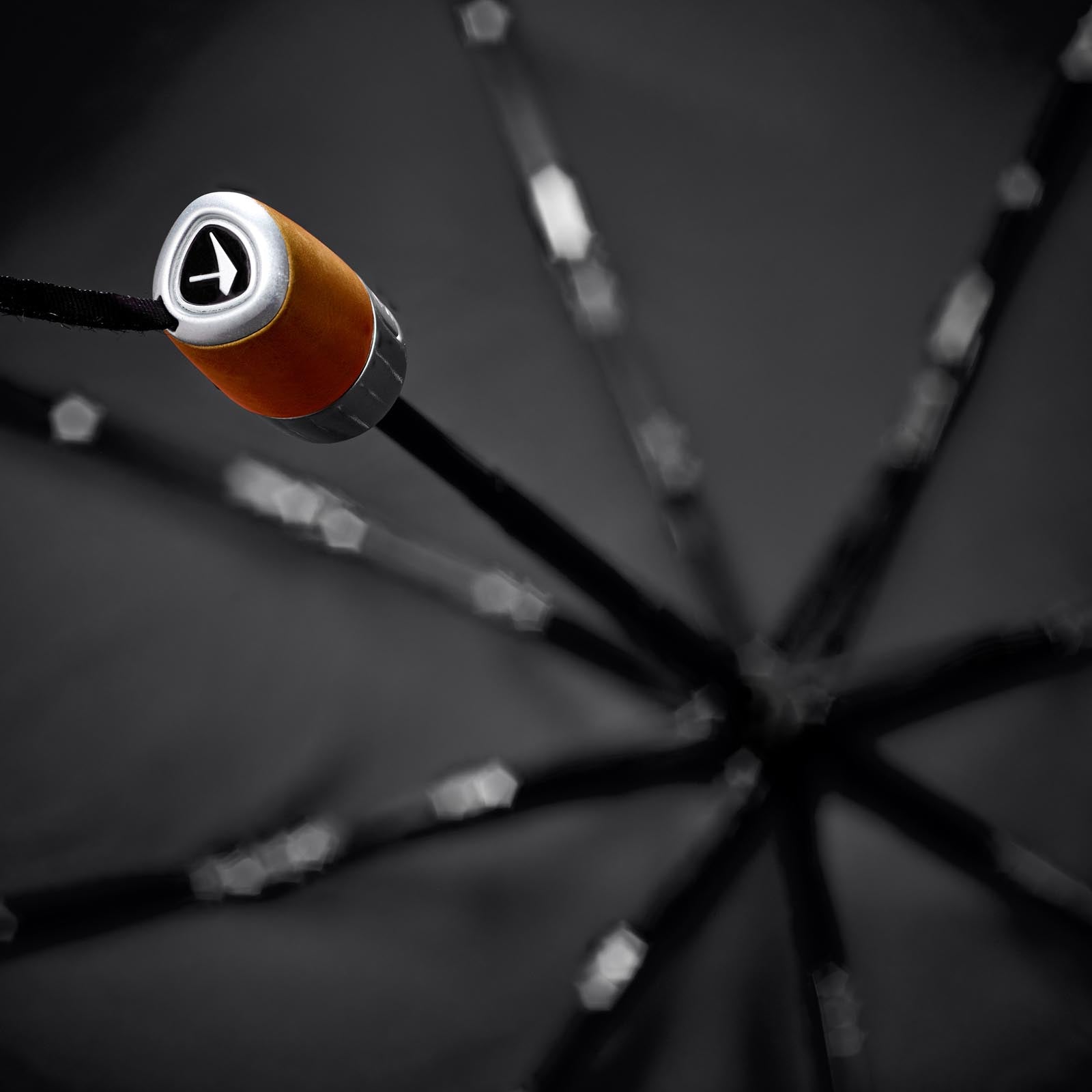 MINI AUTOMATIC DELUXE UMBRELLA, BLACK