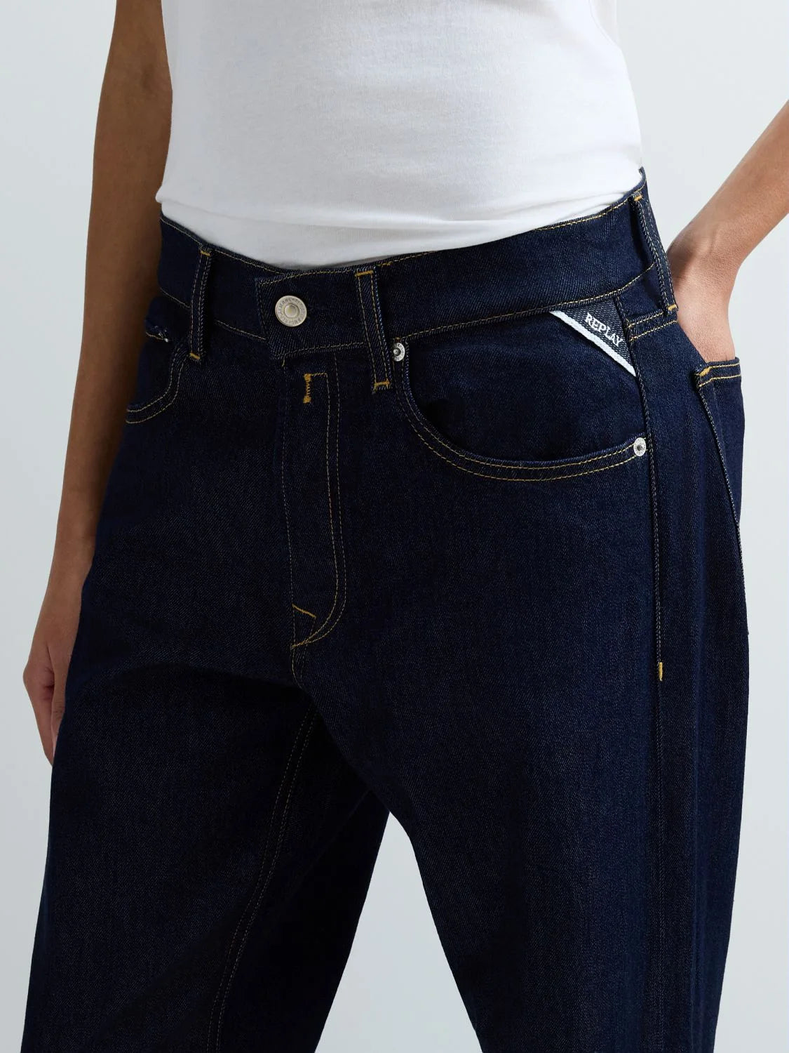 AUBRY BOY FIT JEANS, DARK BLUE