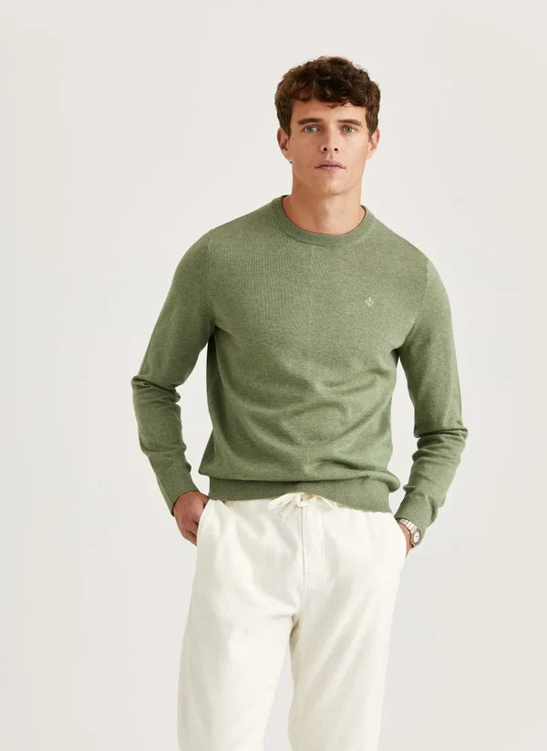 RILEY ONECK KNIT, GREEN