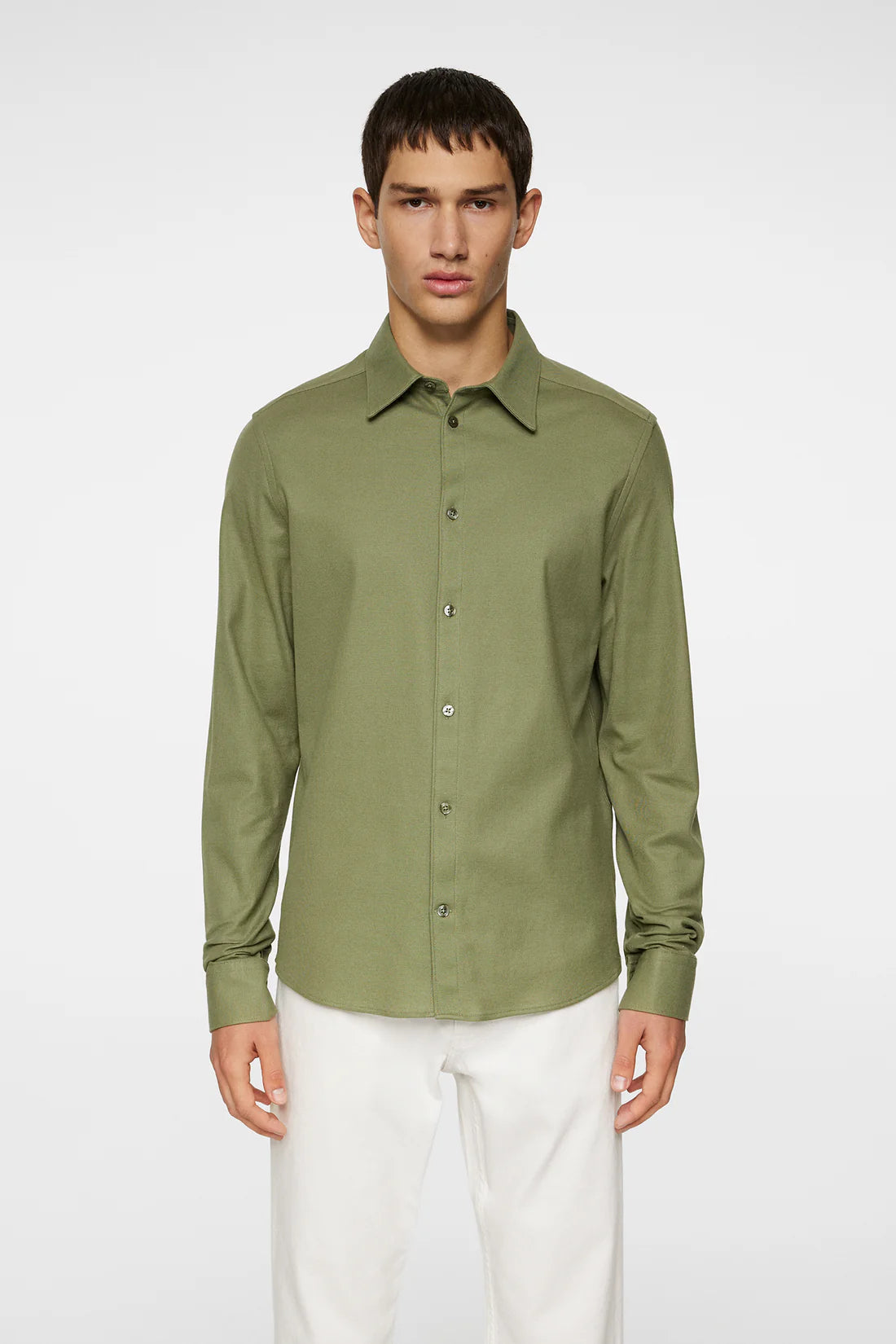 Marlon Jersey Shirt, Olivine