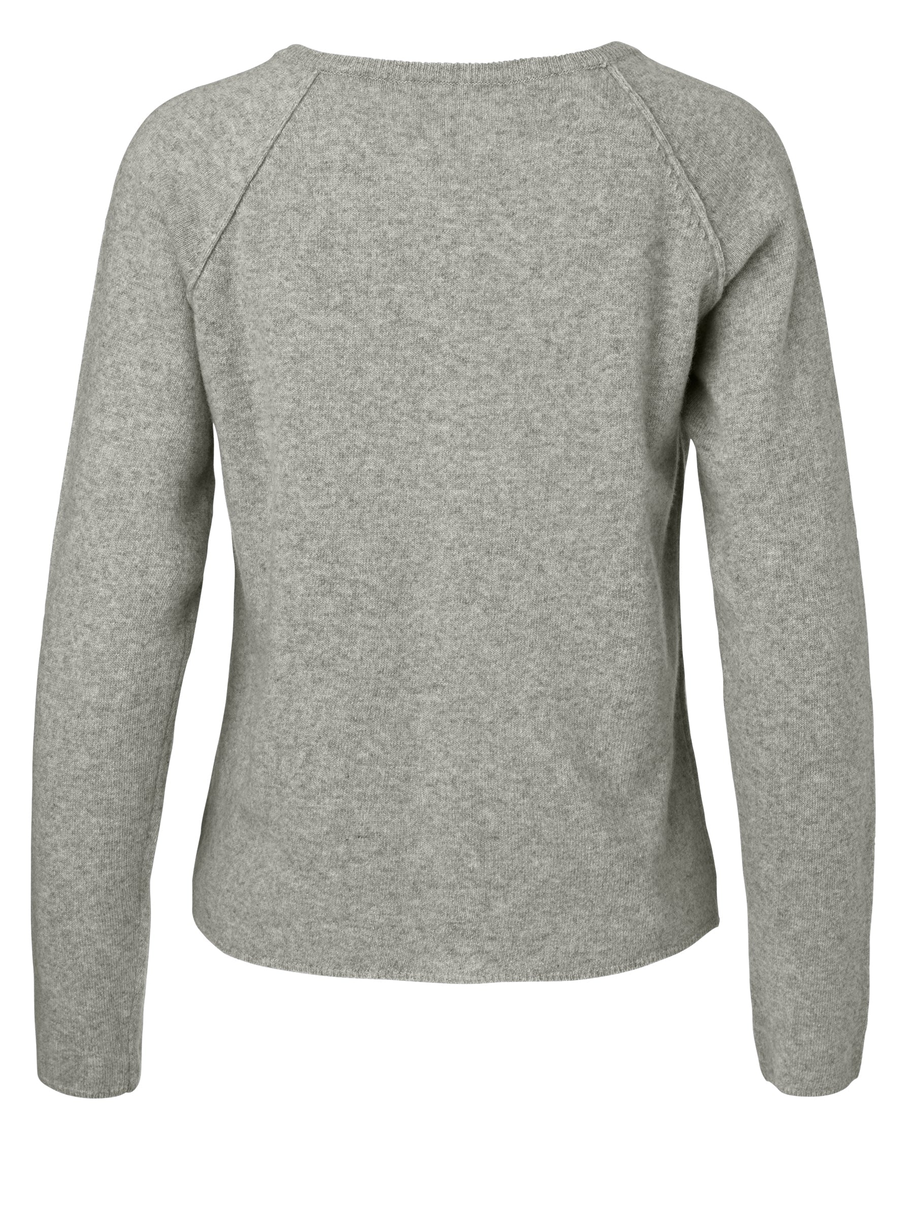 Wool & cashmere cardigan, Light Grey Mel.