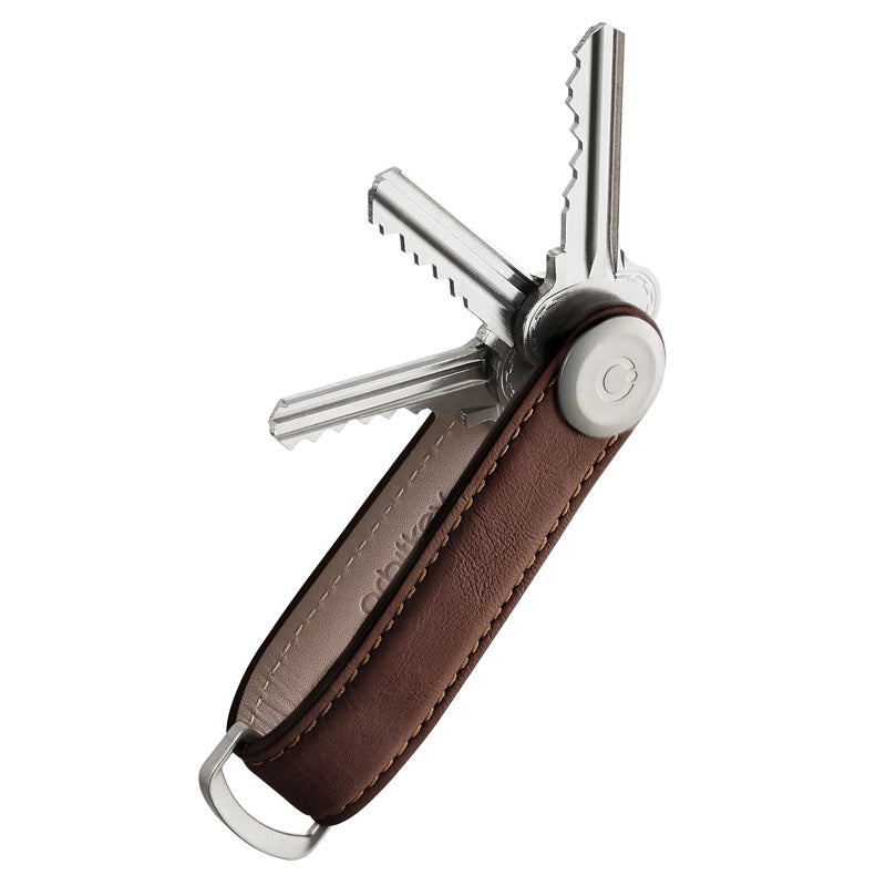 Orbitkey 2.0 leather, espresso/brown