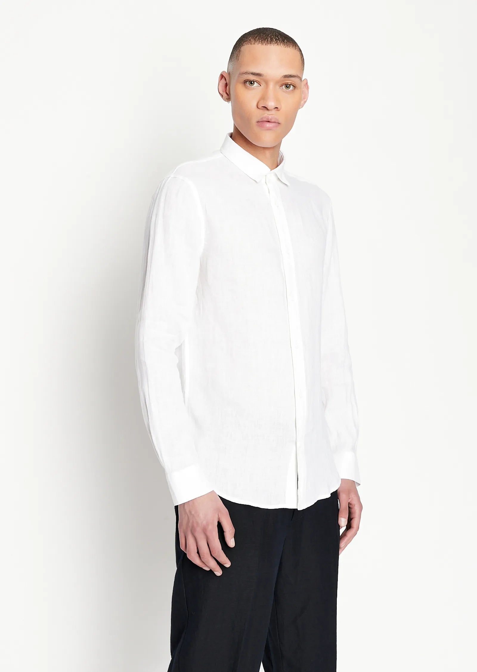 Man Woven Shirt, White