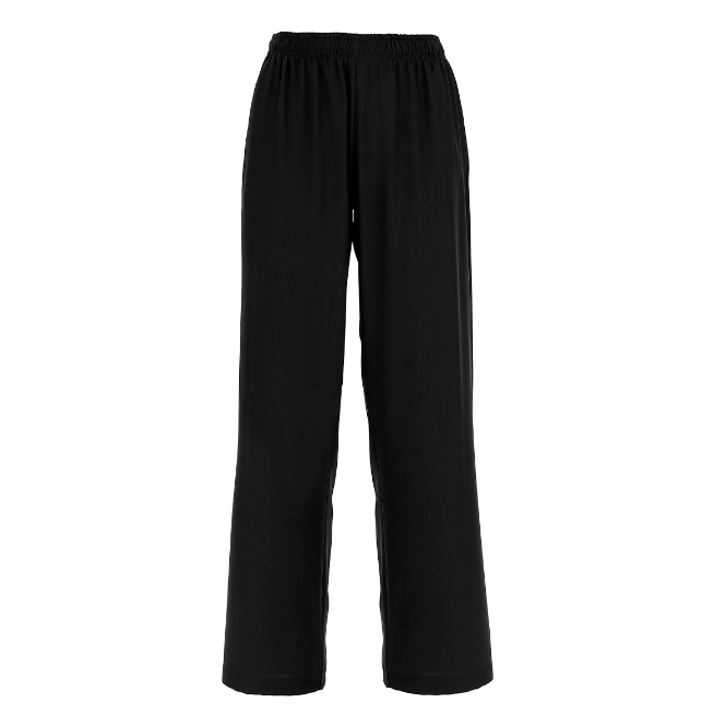 Pants w/ Elastic Waist, Black