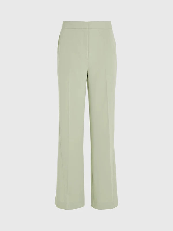 STRUCTURE TWILL WIDE LEG PANTS, DESERT SAGE