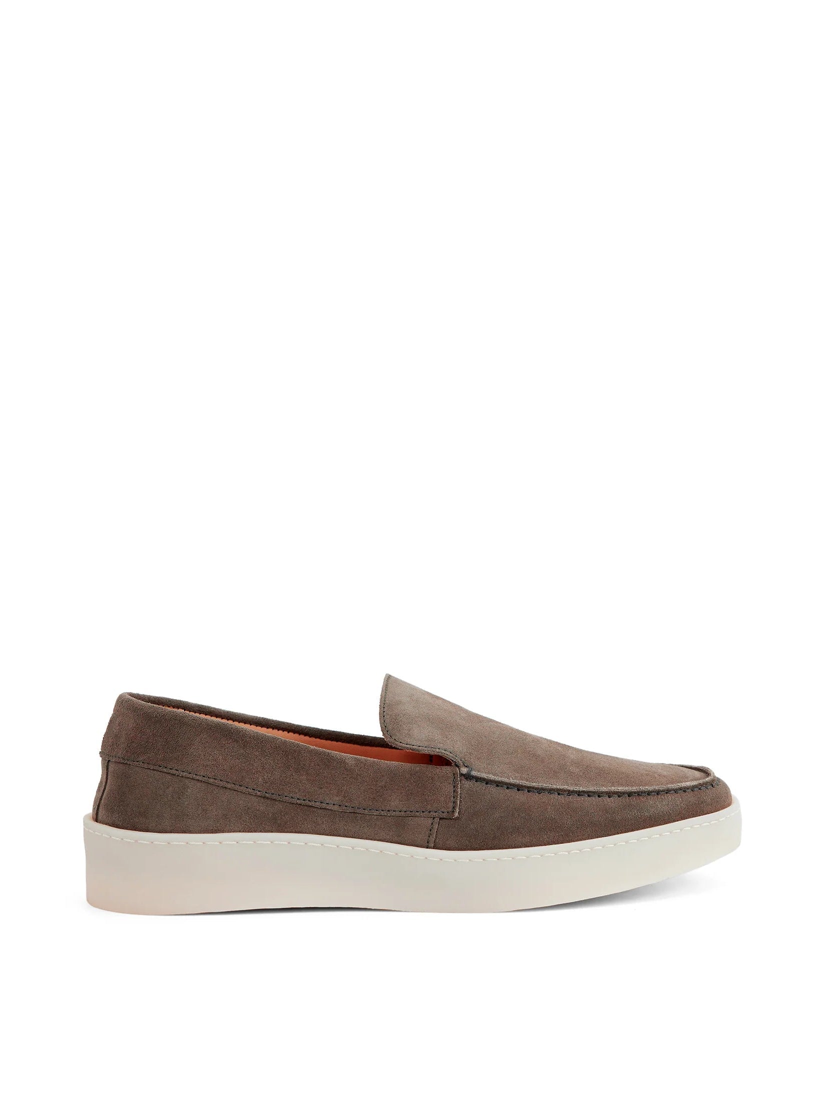 VICO SUEDE LOAFER SNEAKERS, WALNUT