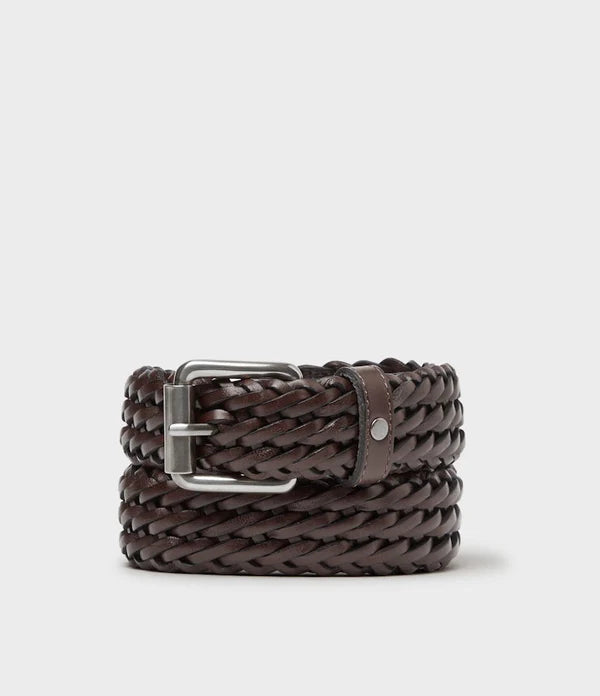 GRAHN BELT, DARK BROWN