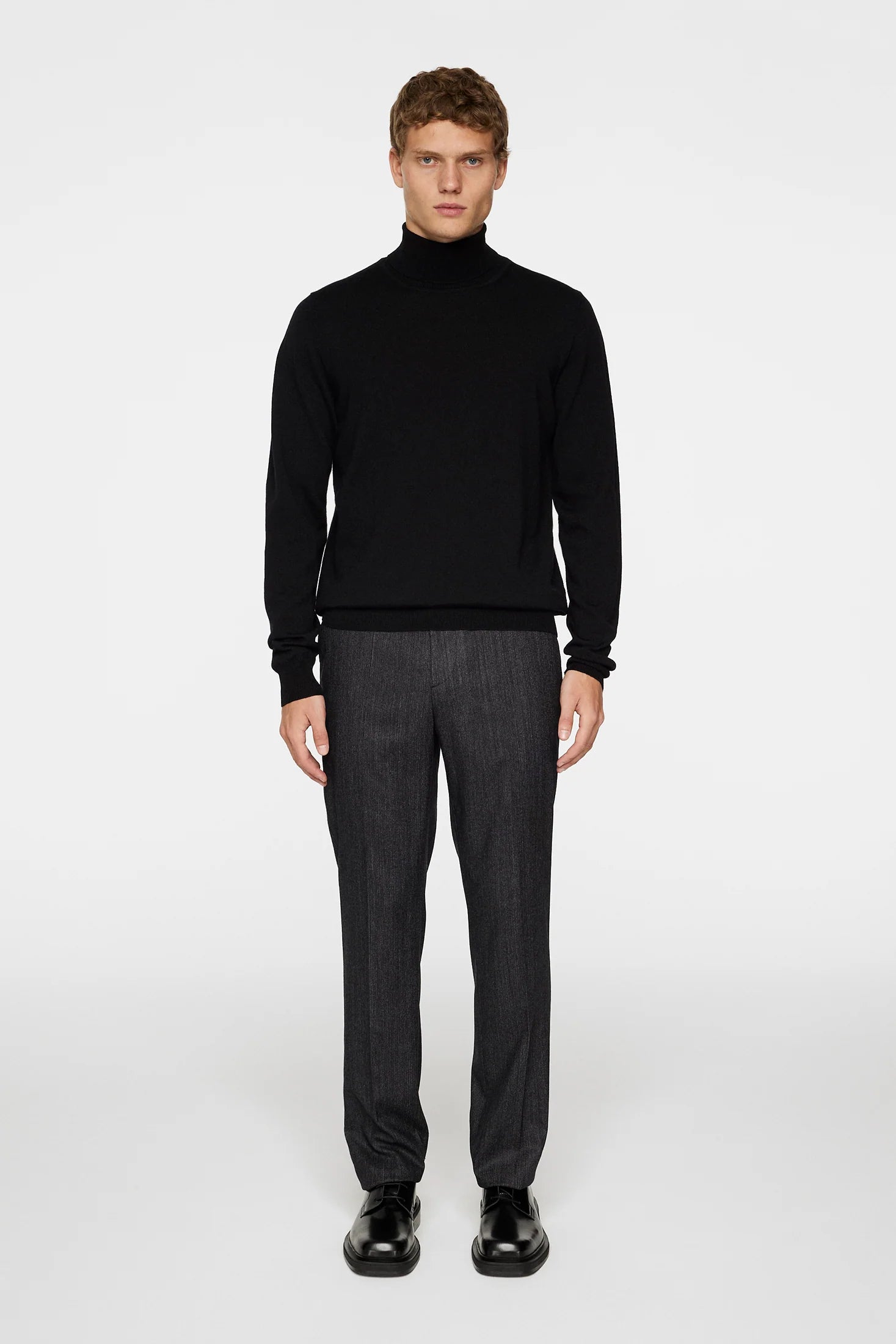 Kaden Merino Turtleneck, Black