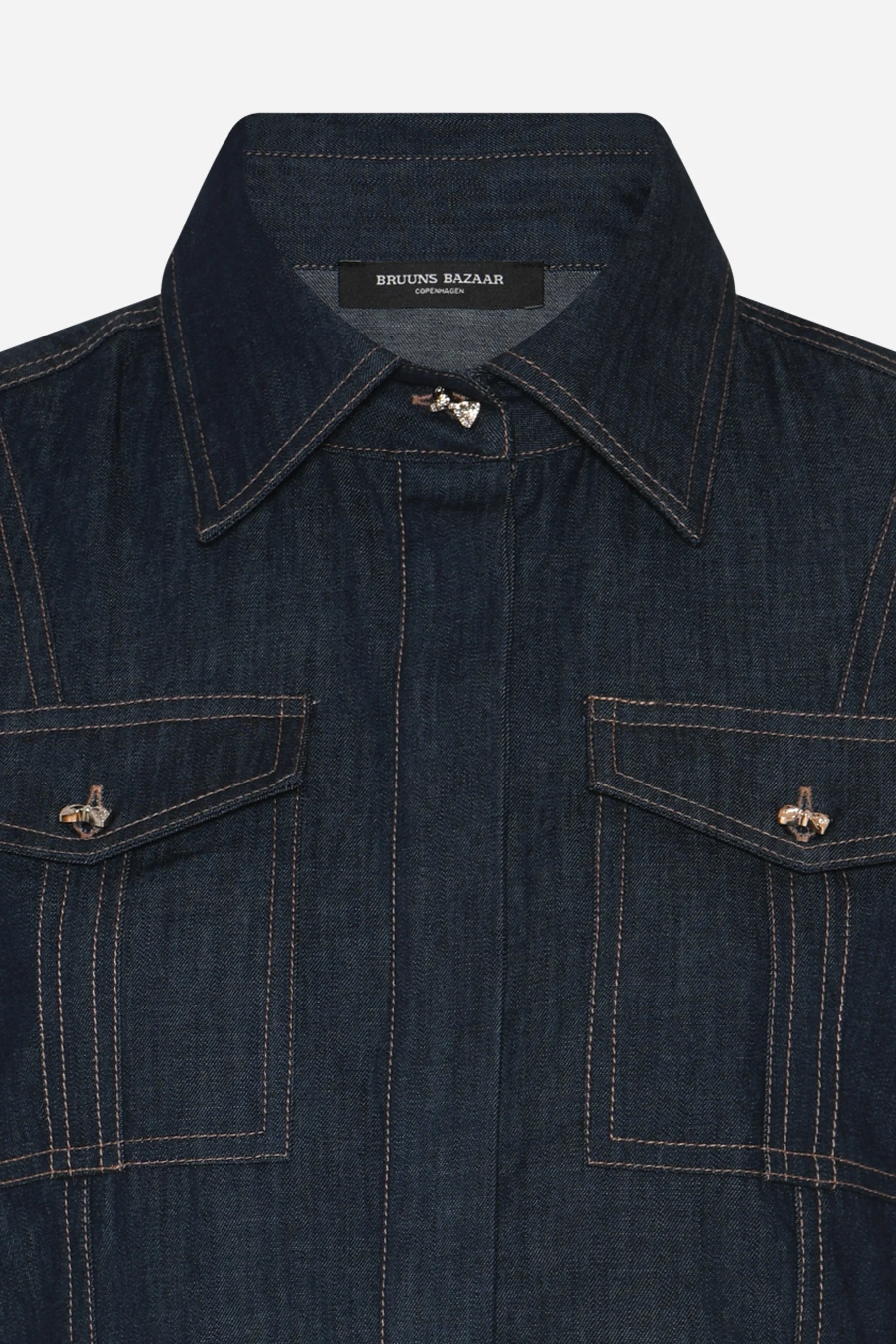 CHAMBRA GLORITA SHIRT, DENIM BLUE