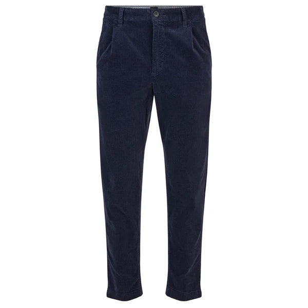 SCHINO-SHYNE CASUAL TROUSERS, DARK BLUE