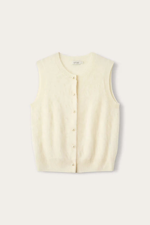PALOMA VEST, OFF WHITE