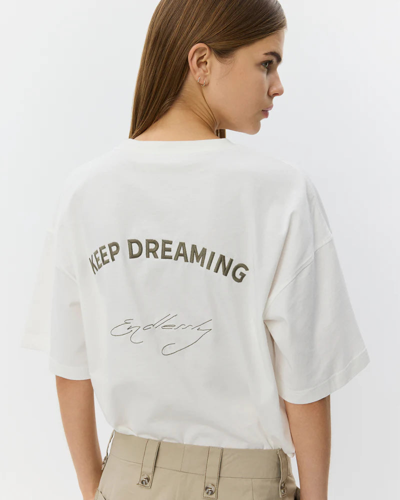 VERA BOXY T-SHIRT, SNOW WHITE