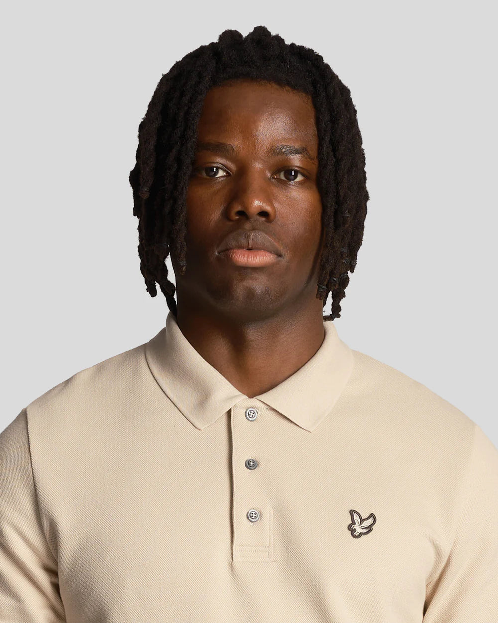 Flatback Pique Polo Shirt, Discovery Khaki