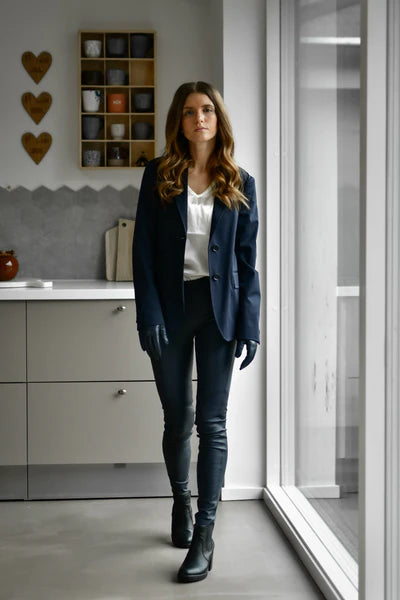 JAJUNA BLAZER, OPEN BLUE