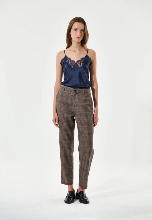 VerinaDea Strap Top w/ Lace Detail, Imperial