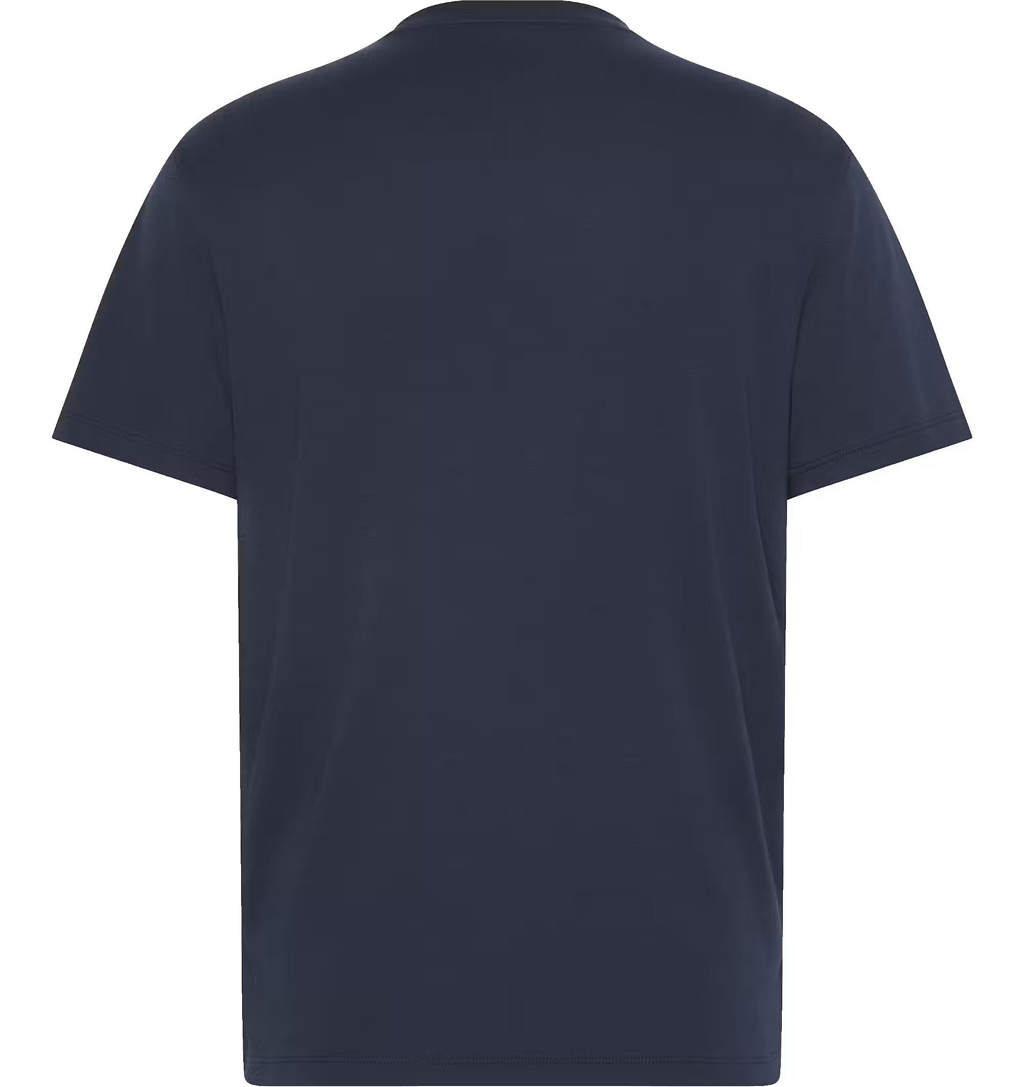 SS Supima Chest EMB Crewneck Tee, Dark Sapphire