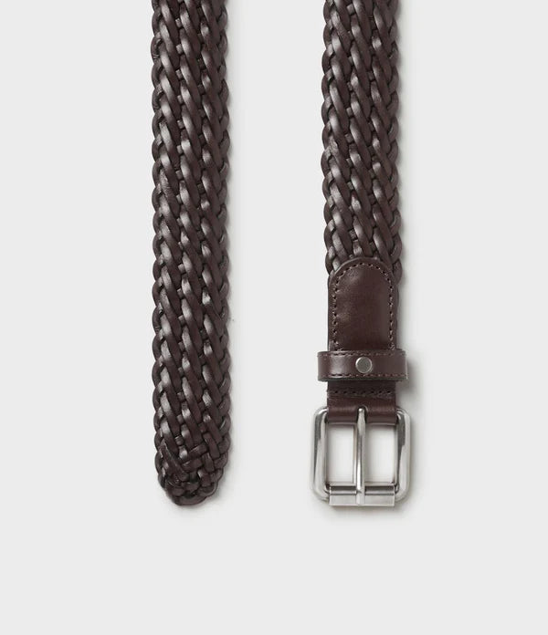 GRAHN BELT, DARK BROWN