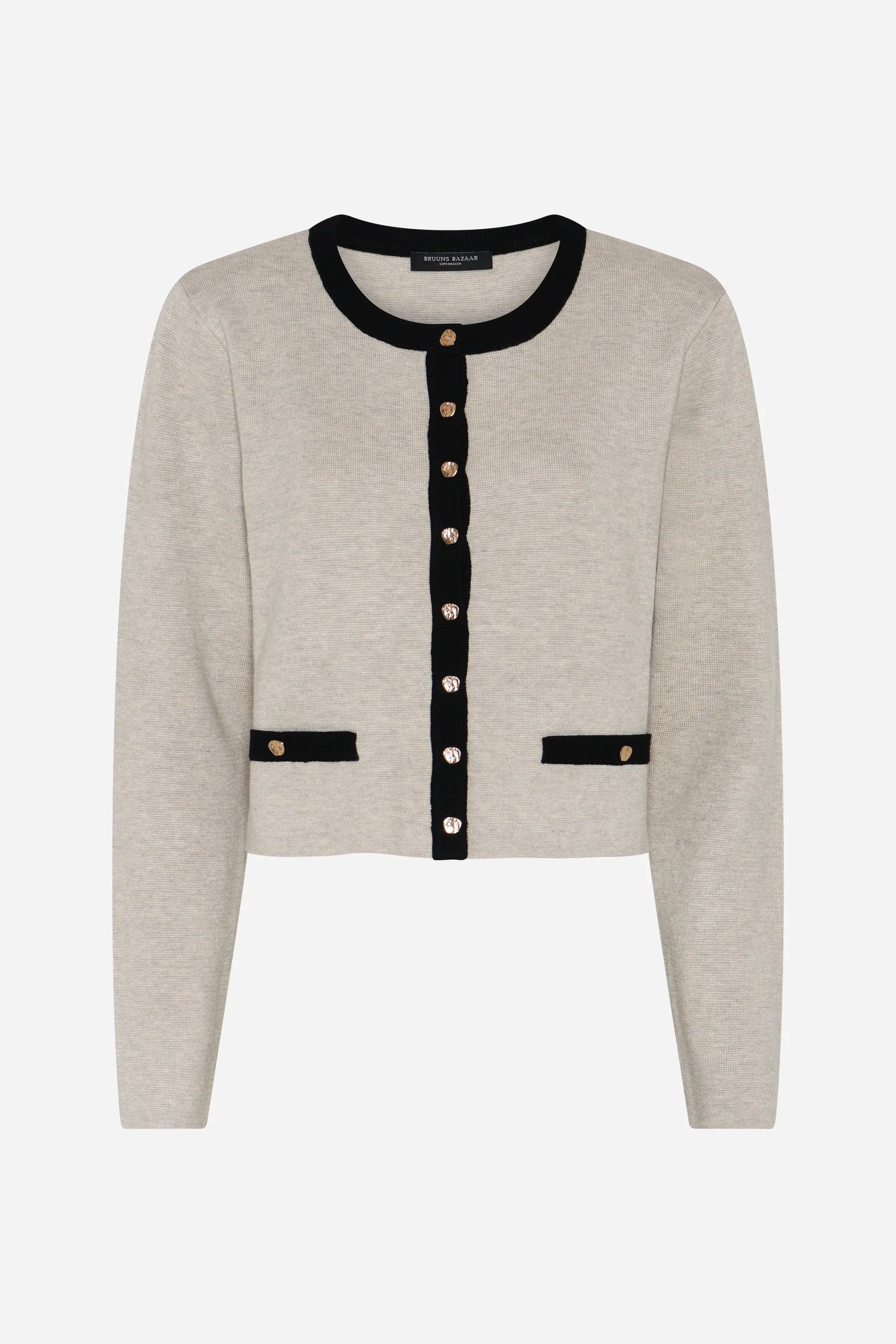 ANEMONE FREIAS KNIT CARDIGAN, SAND MELANGE