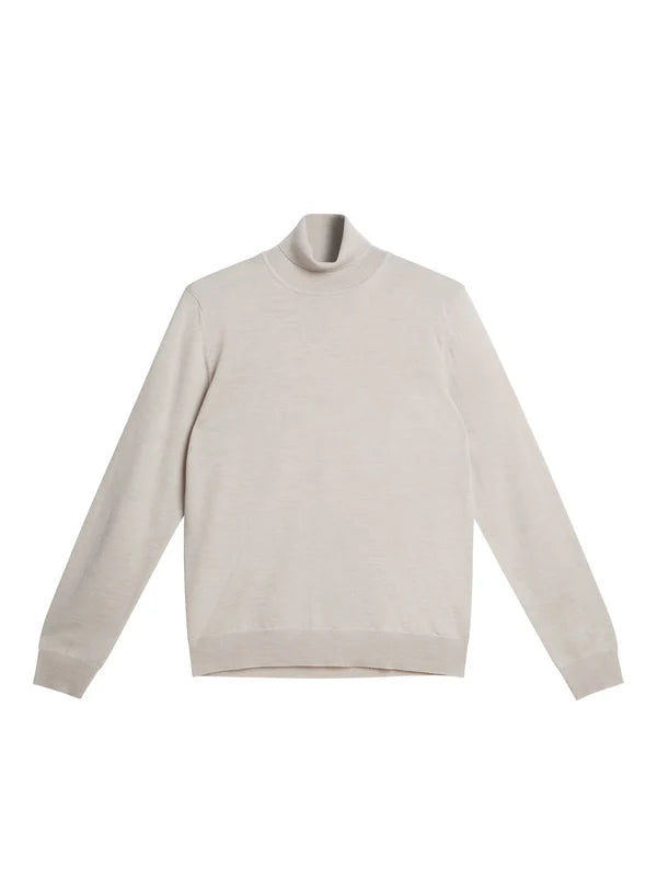 KADEN MERINO TURTLENECK, MOONBEAM MELANGE
