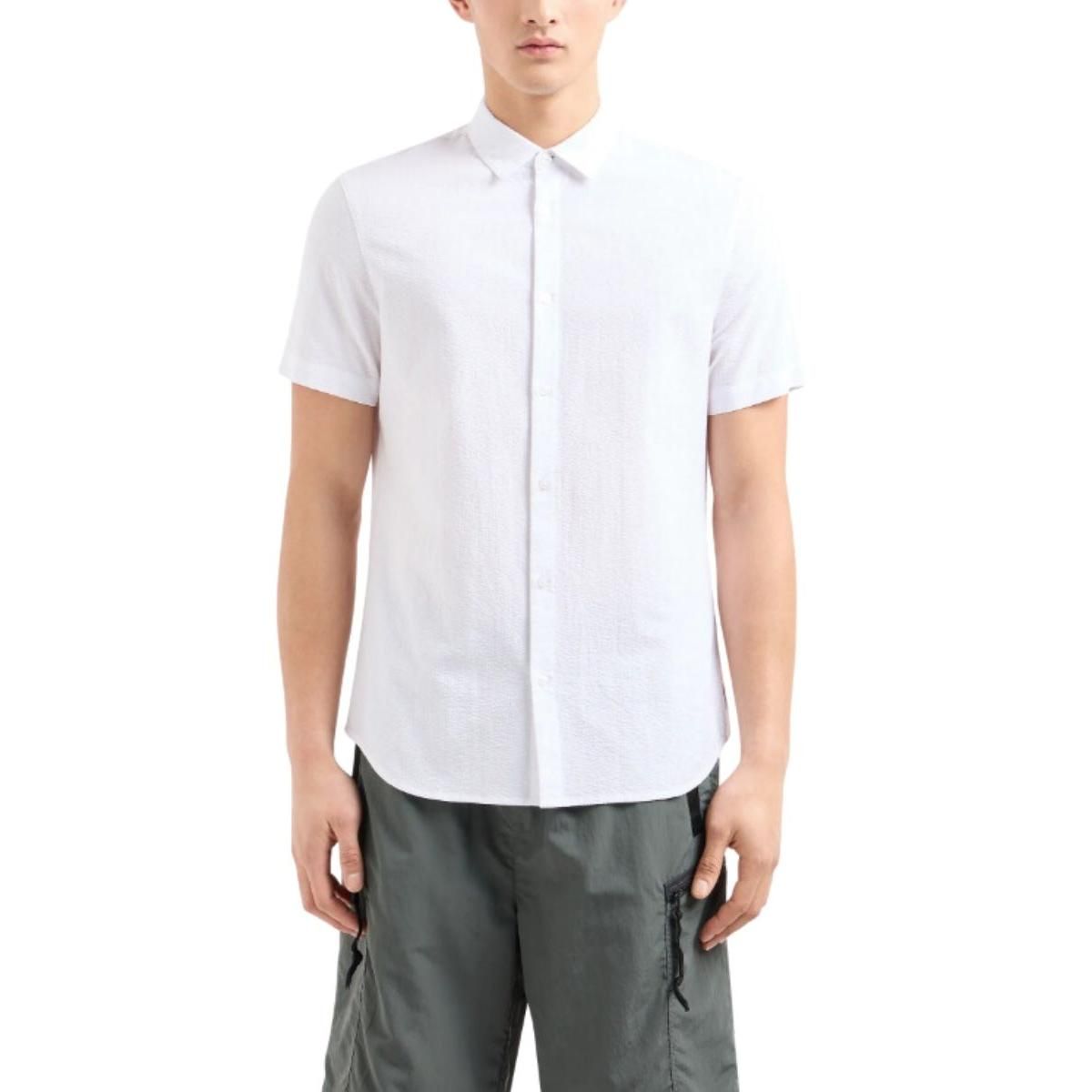 Man Woven Shirt, White