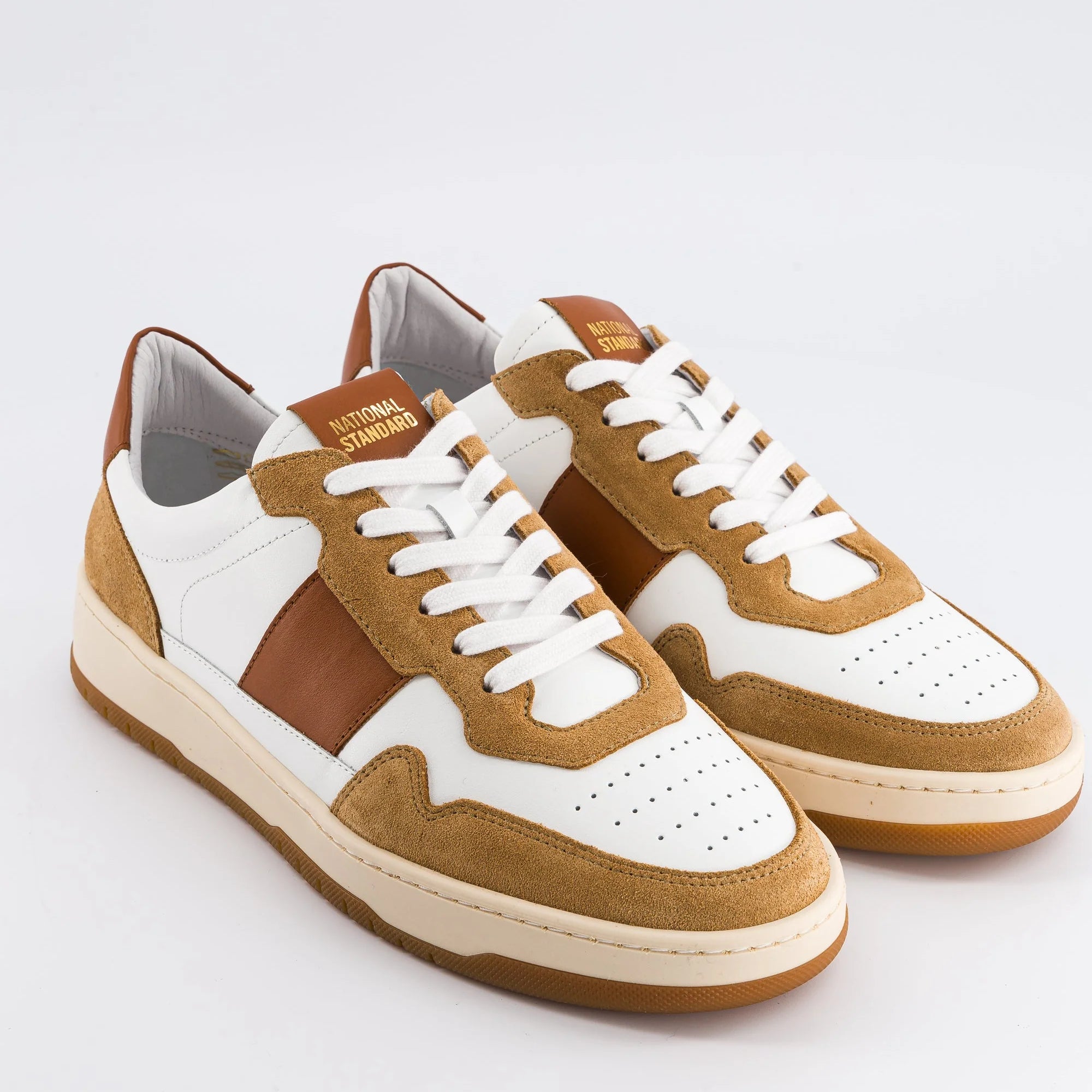 Edition 6 Sneakers, White Cognac