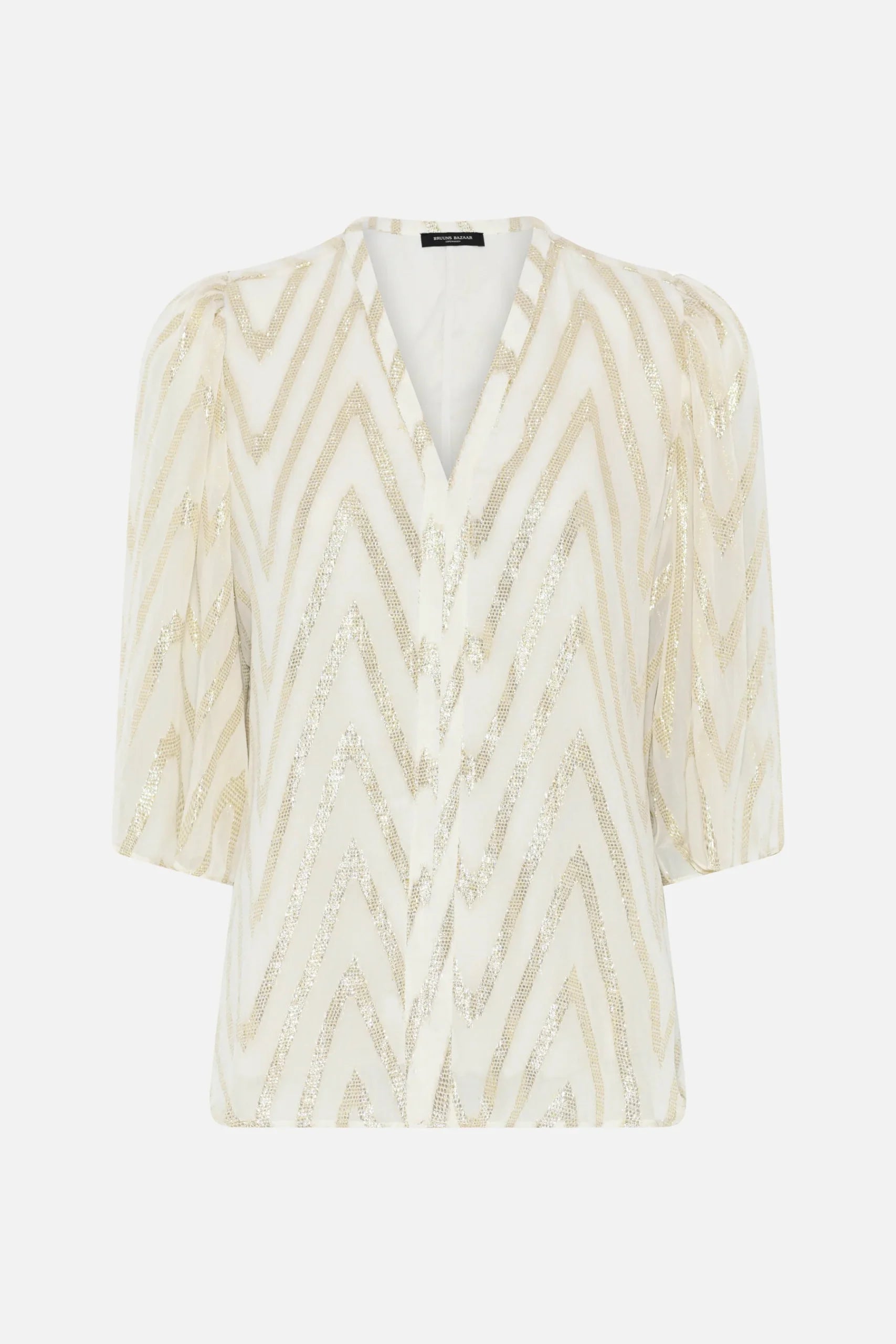 CollardBBMajlya Blouse, Kit w. Metallic