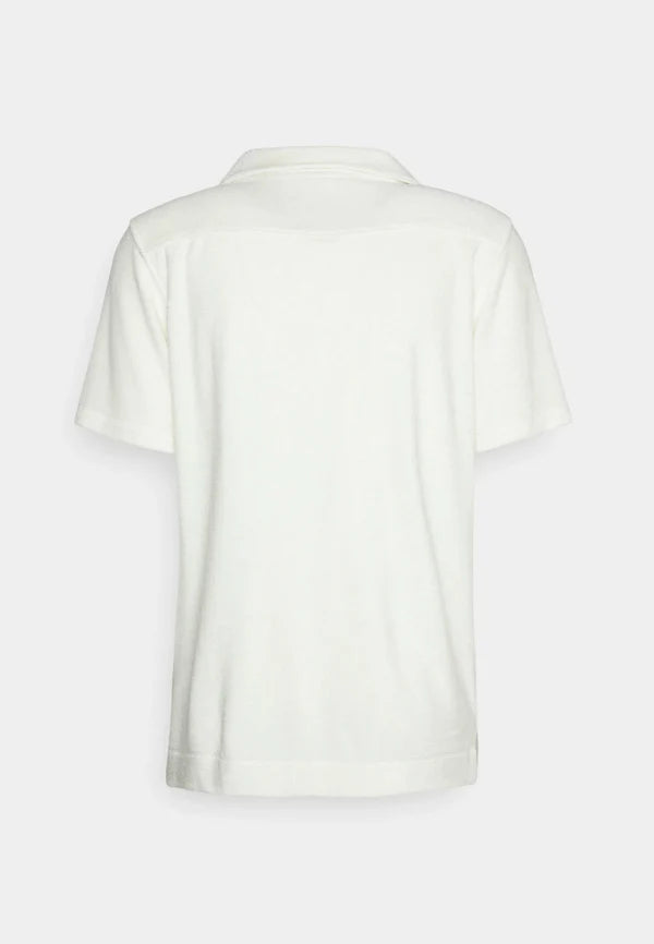 FAUST TOWELING SHIRT, CLOUD WHITE