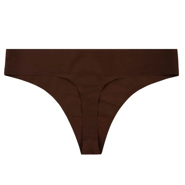 LOU BRIEF STRING, DARK BROWN