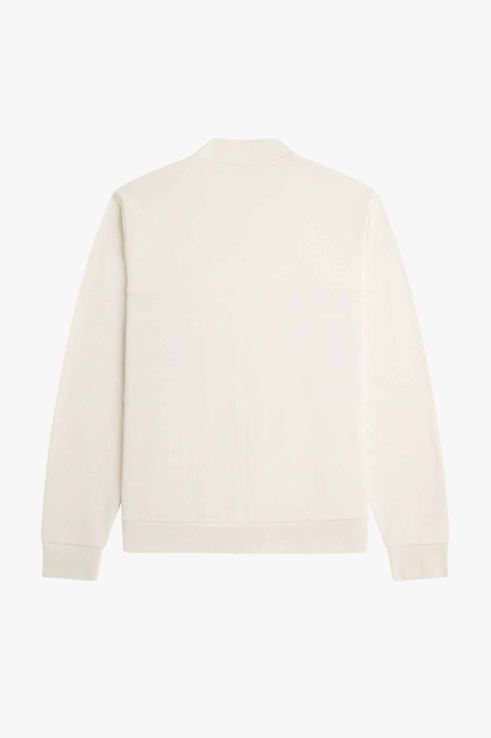 Panelled Zip Sweatshirt, Light Ecru