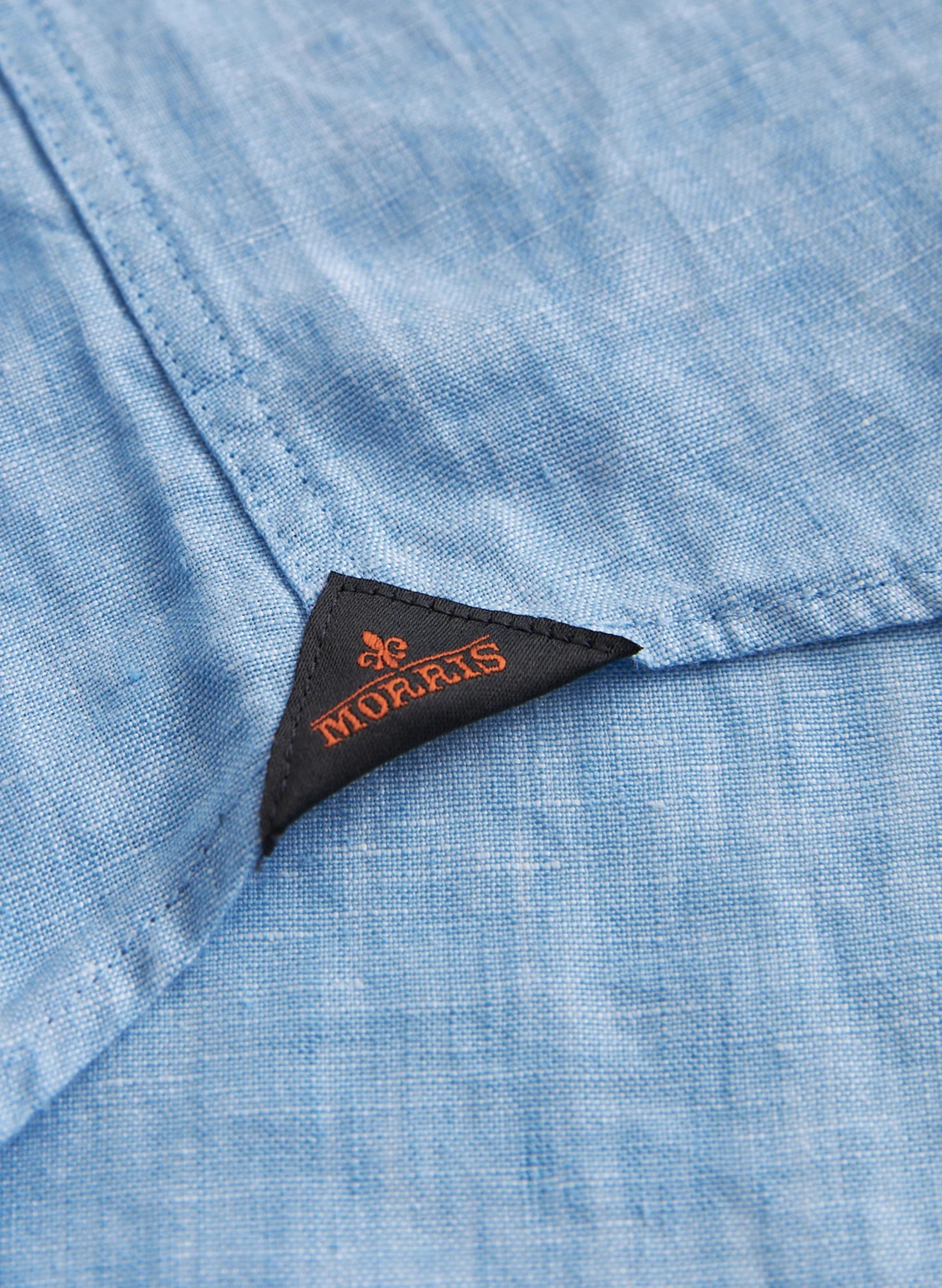 Douglas Linen Shirt, Classic Fit, Blue