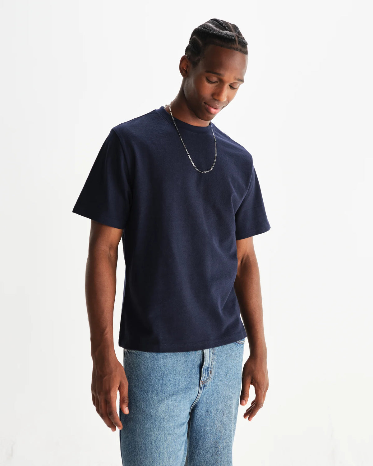 DEAN ORGANIC T-SHIRT, NAVY