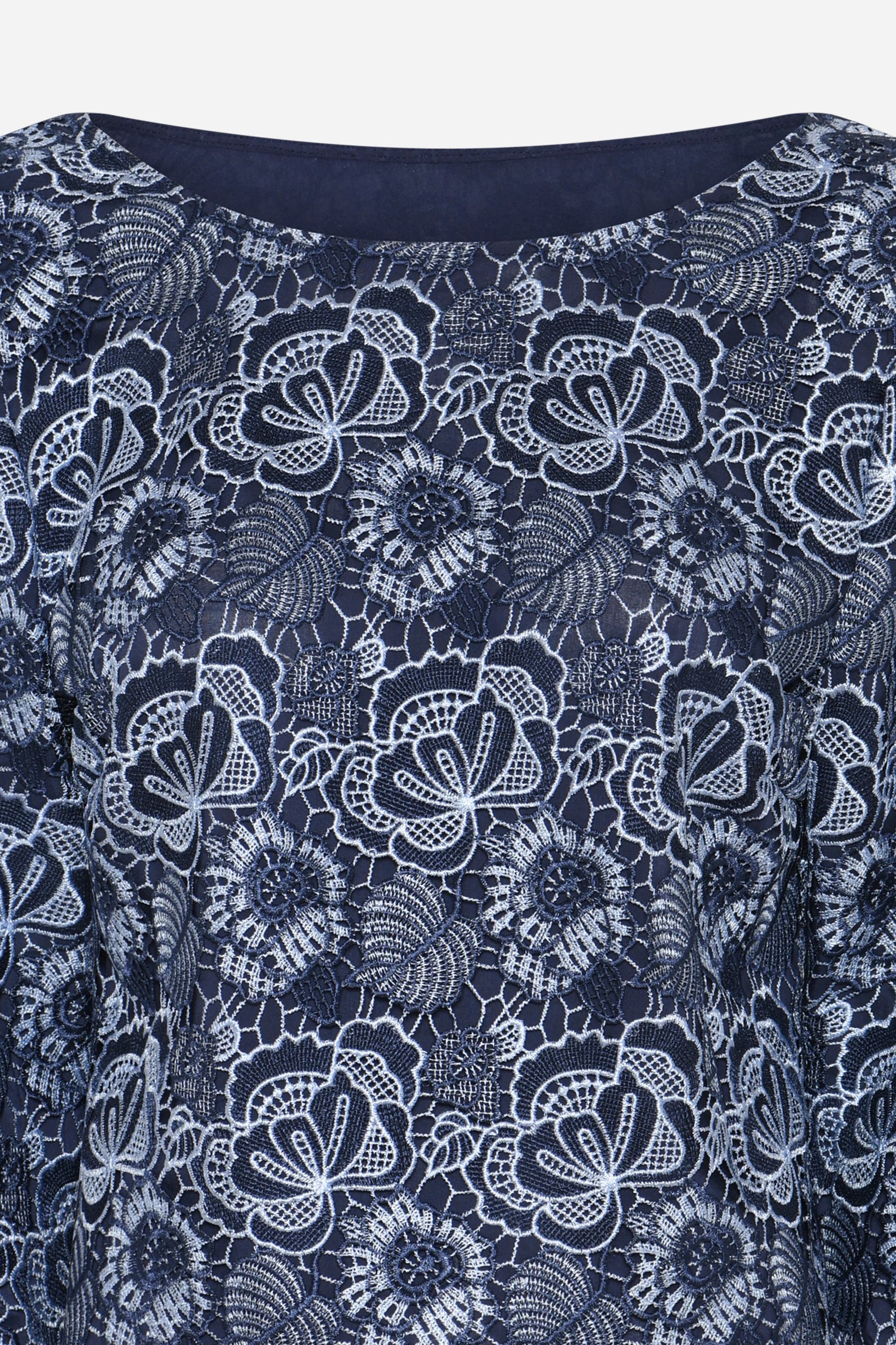 MAURITIA IGNARA BLOUSE, BLUE FLOWER