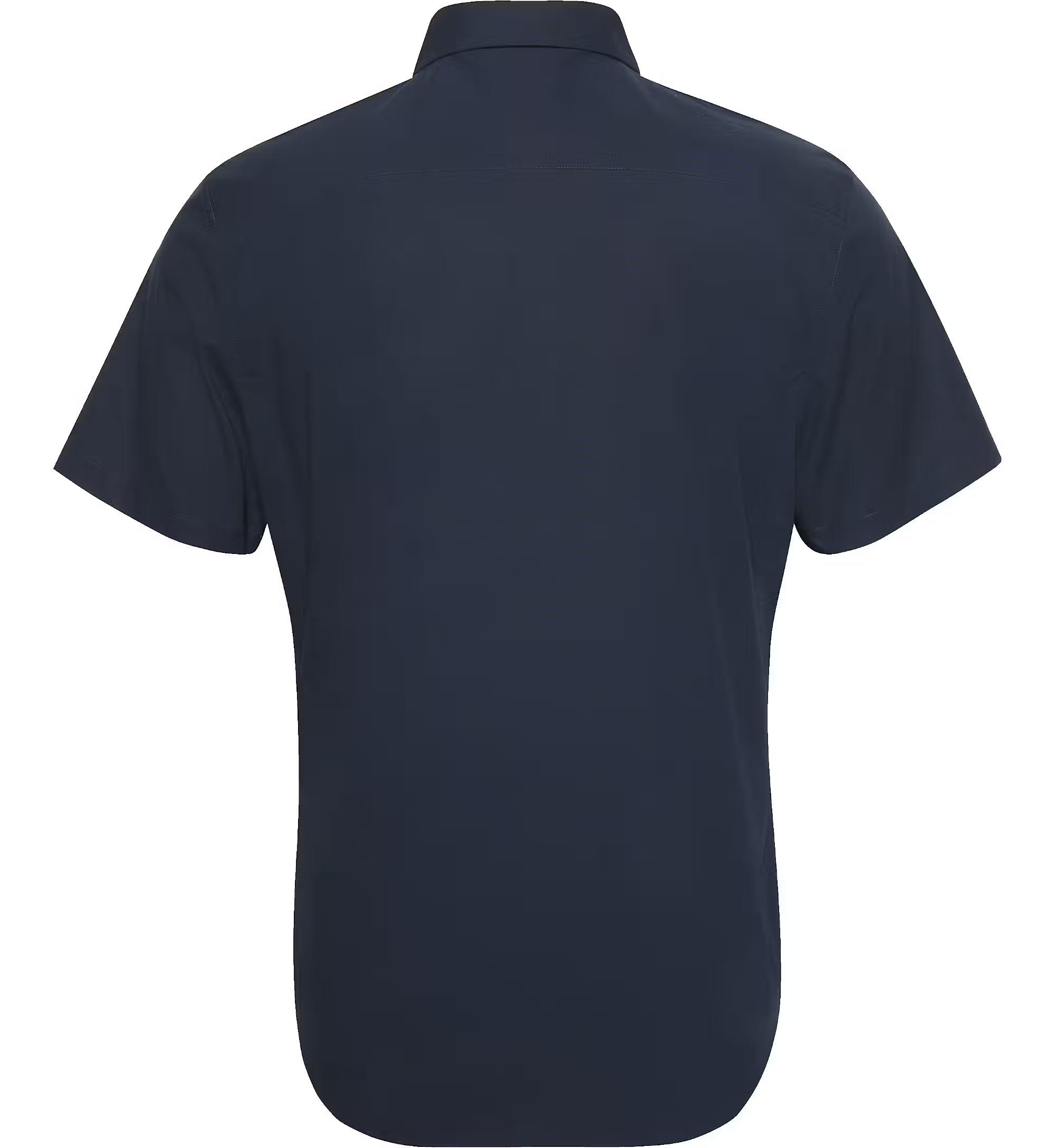 SS Solid Stretch Slim Shirt, Dark Sapphire