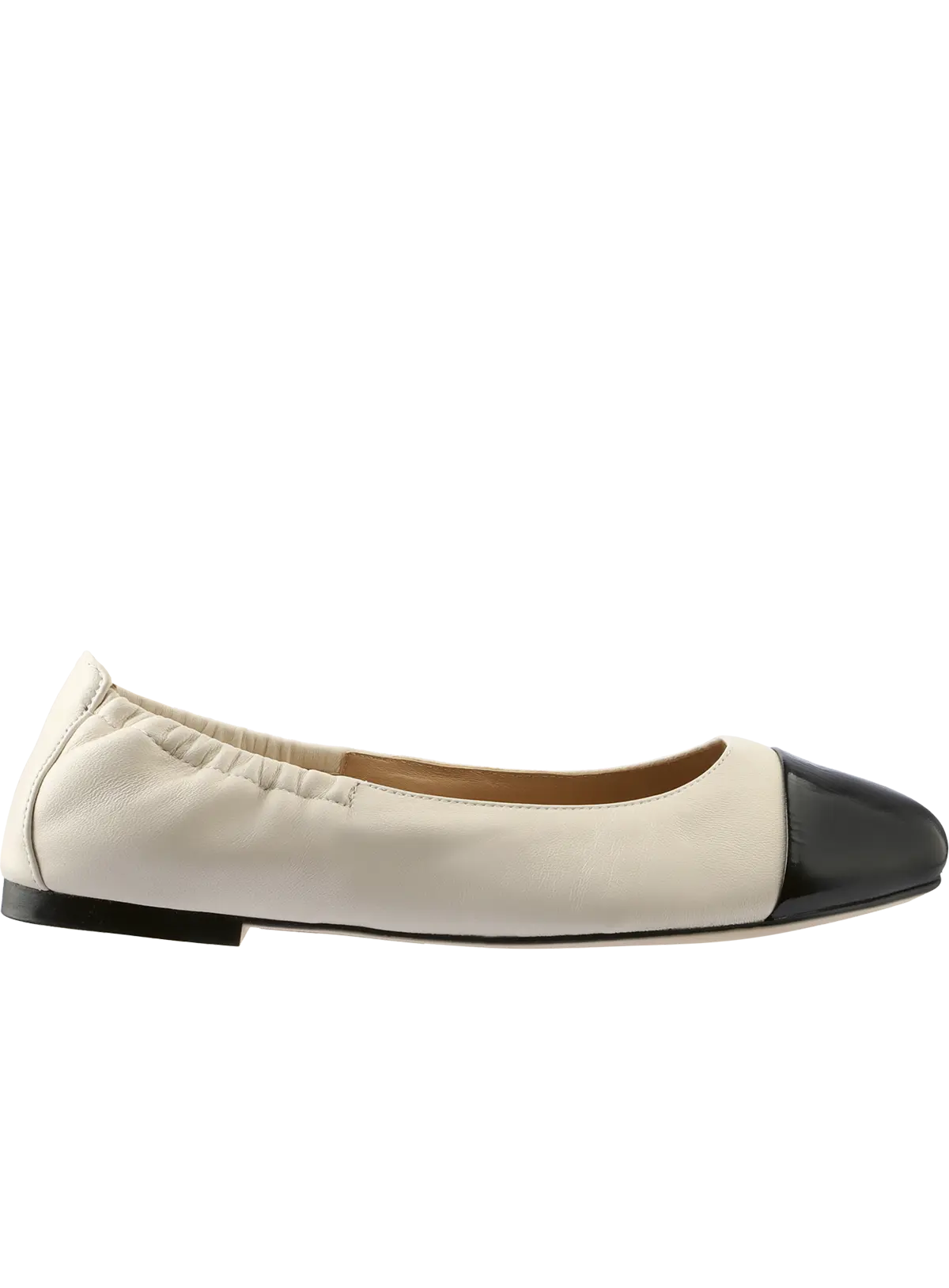 Sylvie Ballerina, Creme/Schwarz