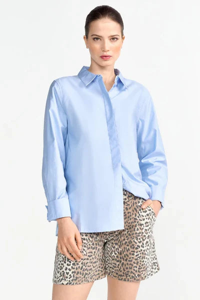 LEOPARD PRINT DENIM SHORTS, CAFFEE LATTE