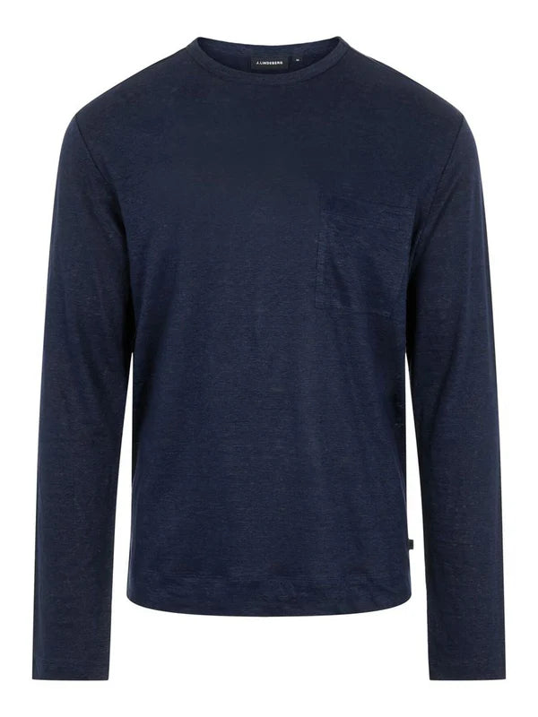 DAVIS LINEN TEE, NAVY