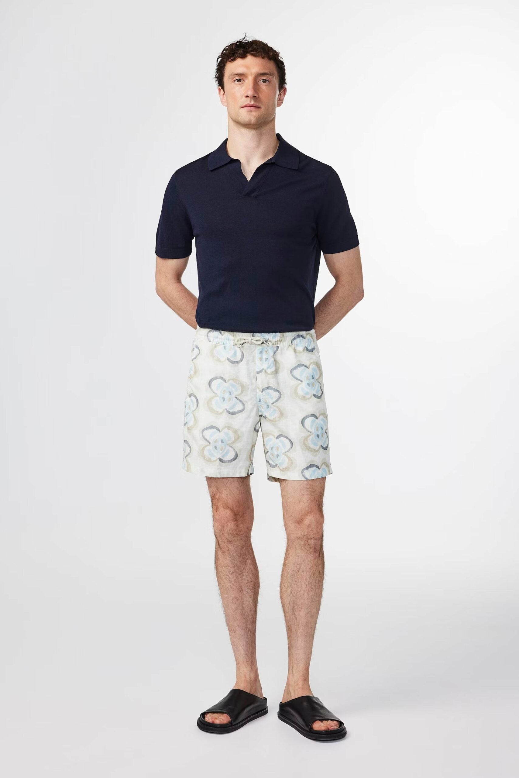 Gregor Shorts 5210, Ecru Print