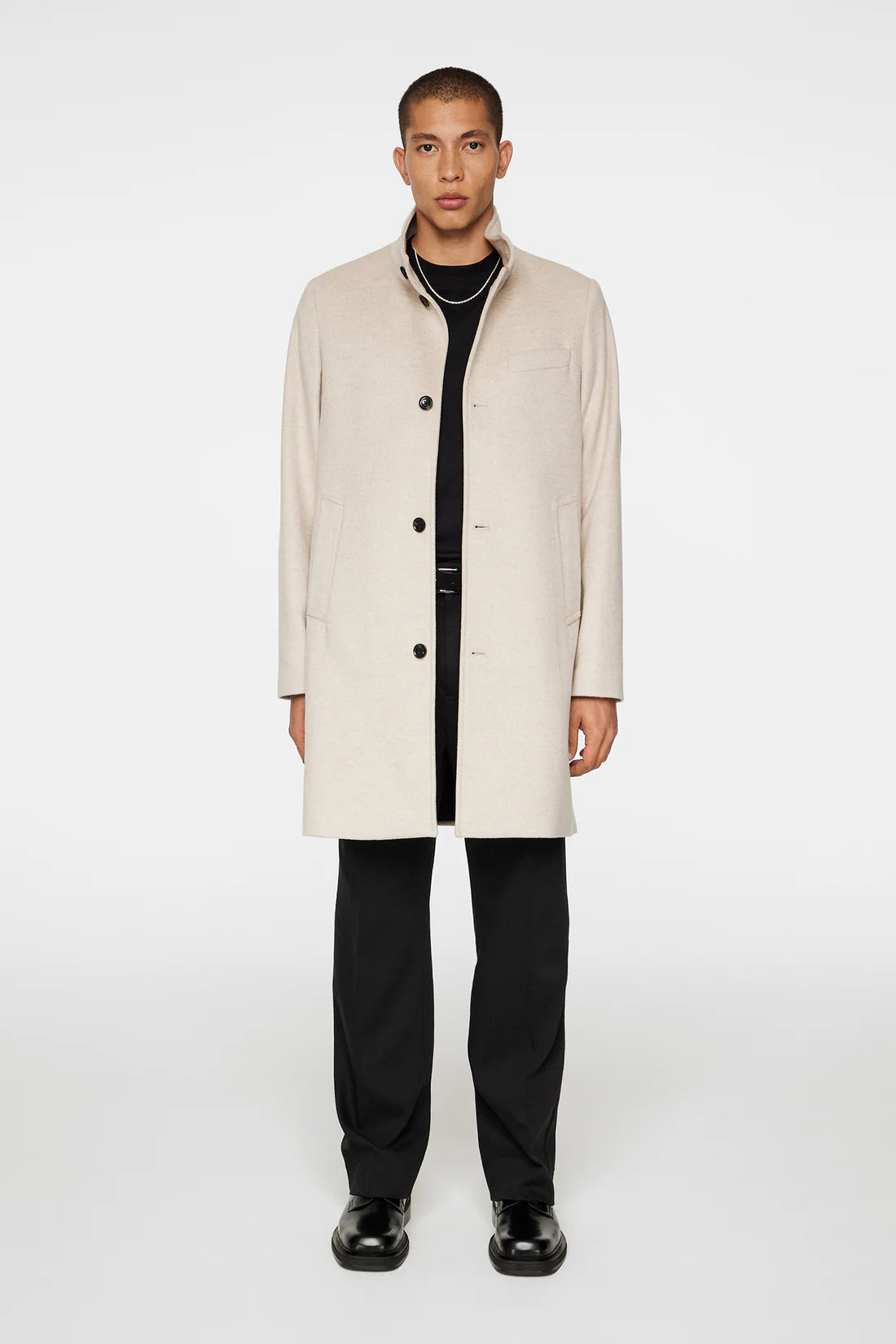 Jesse Melton Cashmere Coat, Moonbeam