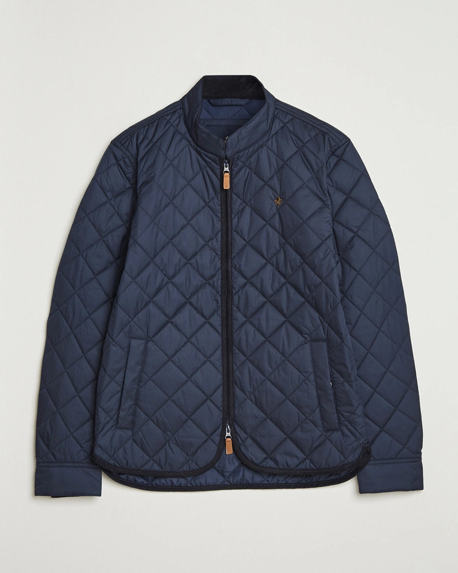 TEDDY QUILTED JACKET, OLD BLUE
