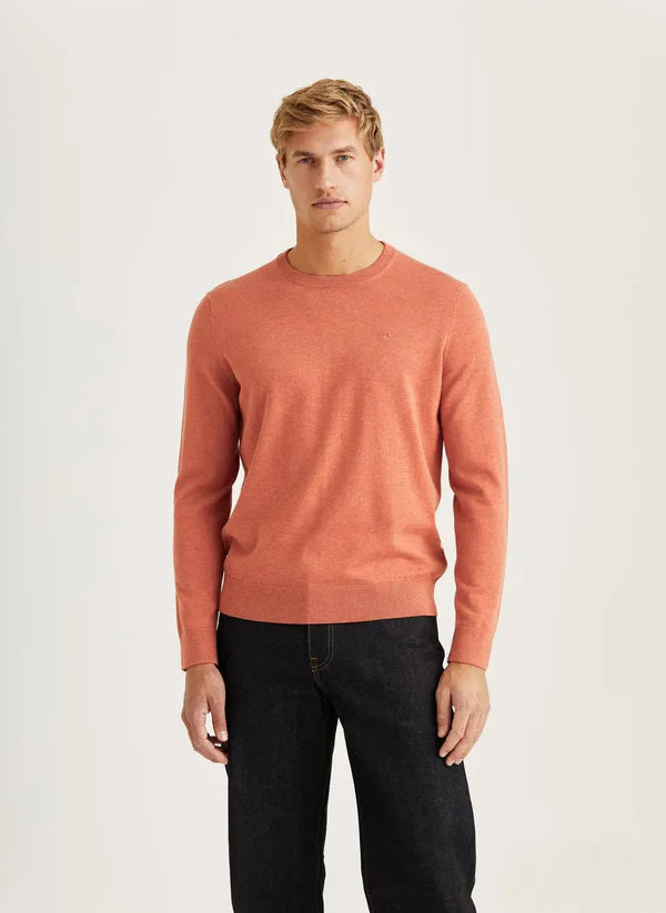 RILEY ONECK KNIT, ORANGE