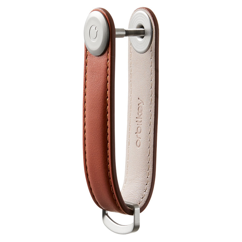 Orbitkey 2.0 leather, cognac/tan