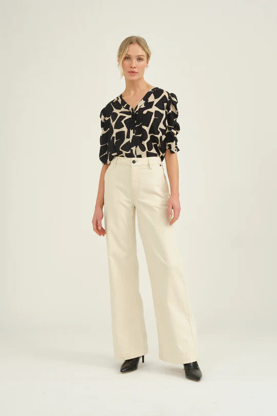 Gilly French Jeans Crude Ecru, Ecru