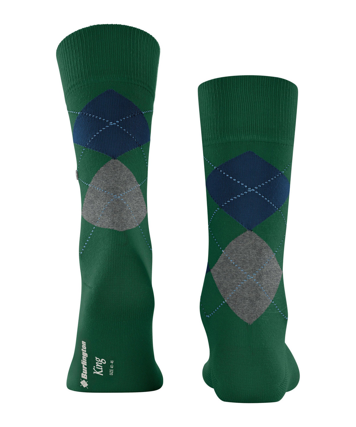 King Socks, Green/Grey