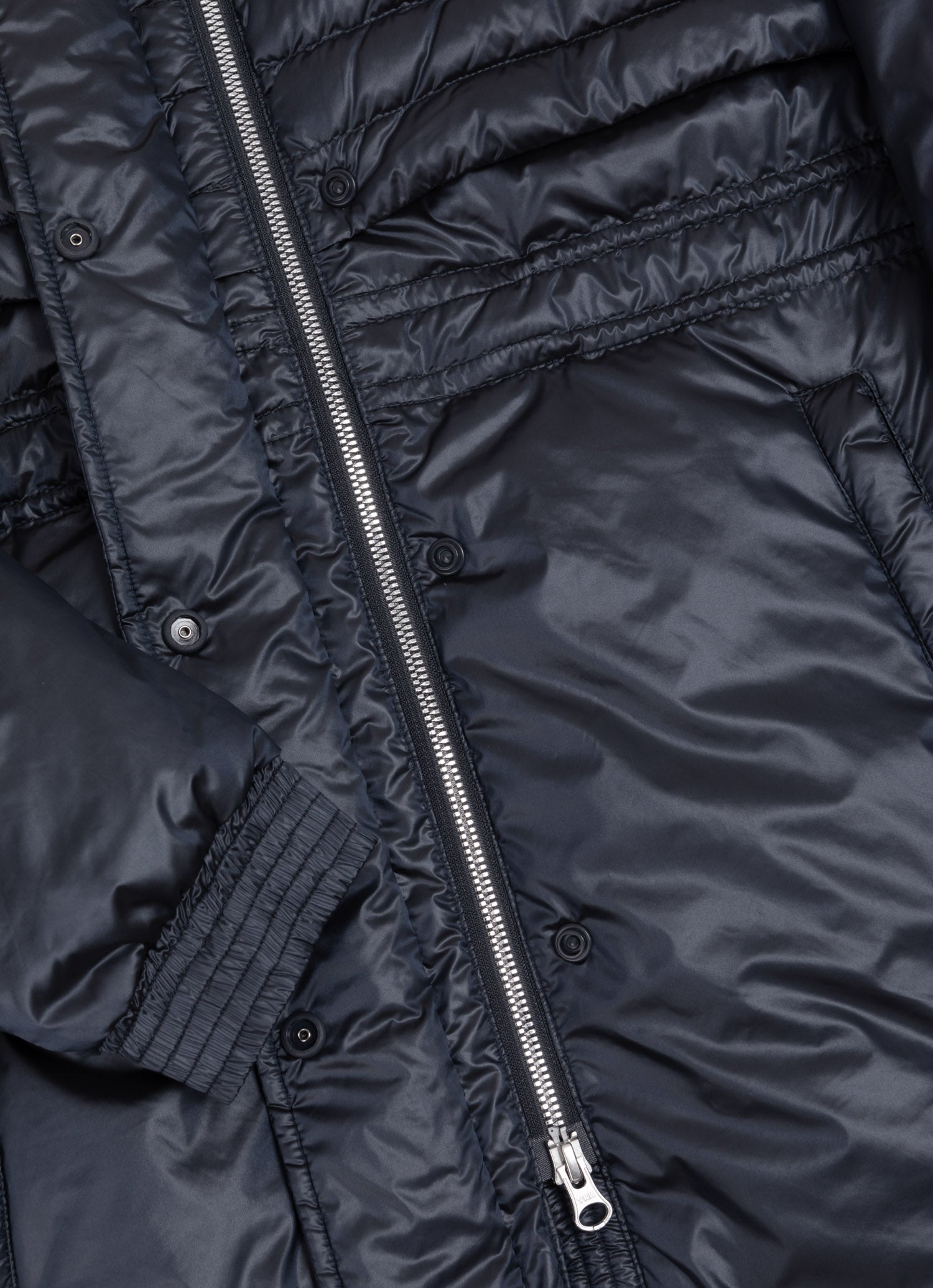 Ladies down jacket, navy