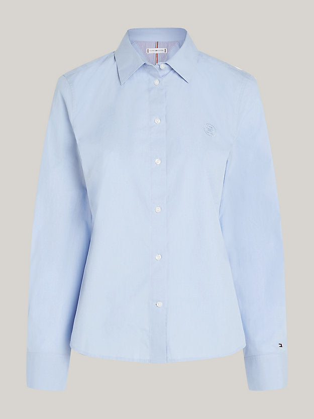SMD Essential Regular Shirt, Lyseblå