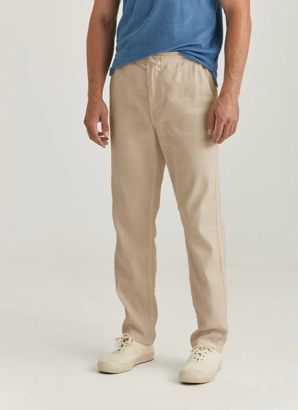 FENIX LINEN TROUSERS, KHAKI