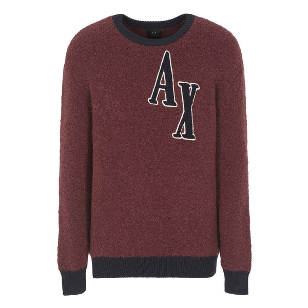 MAN KNITTED PULLOVER, VINEYARD WINE