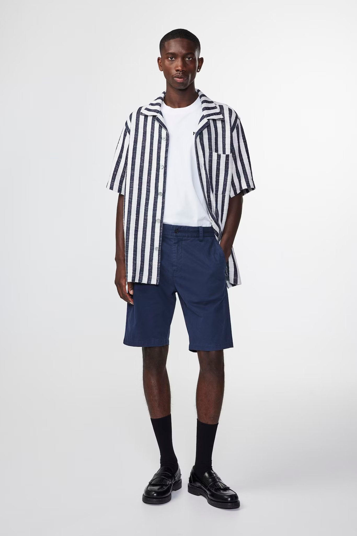 Crown Shorts 1090, Navy Blue