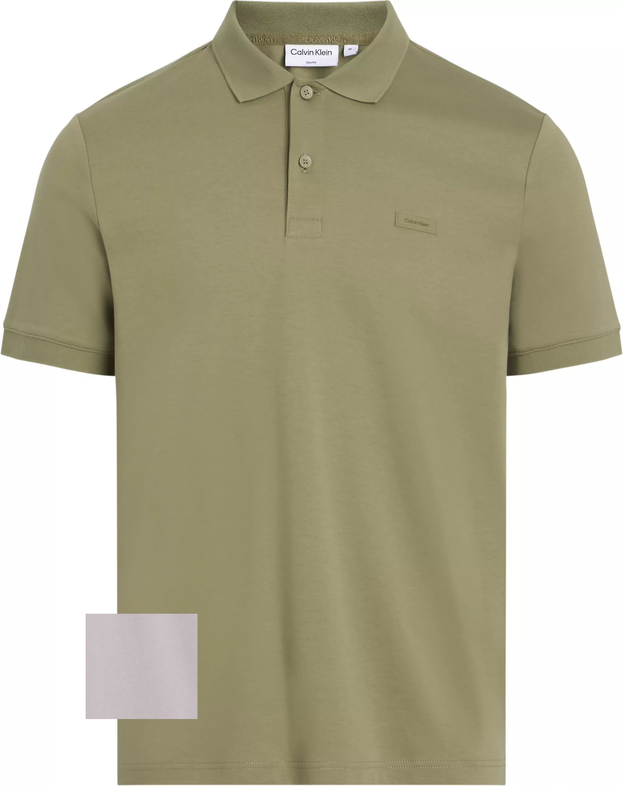 Smooth cotton slim polo, Atmosphere